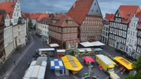 Hildesheim - Marktplatz, Hütte, Universität