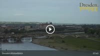 Dresden - Altstadt, Frauenkirche, Rathenauplatz, Carolabrücke