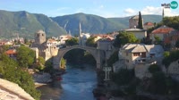 Mostar - Ponte Vecchio e fiume Neretva