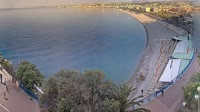 Nicea - Promenada Anglików, Plaża