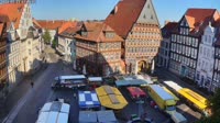 Hildesheim - Marktplatz, Hütte, Universität
