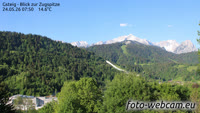 Garmišas-Partenkirchenas - Große Olympiaschanze, Zugspitze