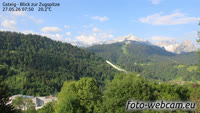 Garmisch-Partenkirchen - Große Olympiaschanze, Zugspitze