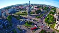 Ogrody Bernardynów, Pomnik, Rondo Dmowskiego