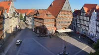 Hildesheim - Marktplatz, Hütte, Universität