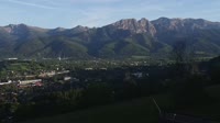 Panorama de Zakopane y las montañas Tatra