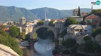 Mostar - Ponte Vecchio e fiume Neretva