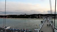 Jetée, marina et plage