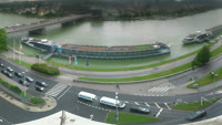 Linz - Donau, Nibelungenbrücke, Burg