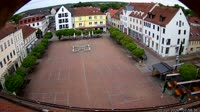 Neuburg an der Donau - Schrannenplatz, Amalienstraße. Schloss