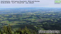 Samerberg - Hochrieshütte - Veduta a nord