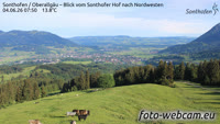 Sonthofen - Oberallgäu - vaizdas į šiaurės vakarus