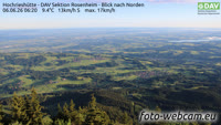 Samerberg - Hochrieshütte - Vue vers le nord