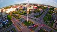 Ogrody Bernardynów, Pomnik, Rondo Dmowskiego