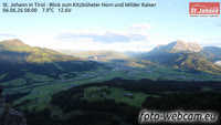 St. Johann in Tirol - Kitzbüheler Alpen - Blick zum Kitzbüheler Horn und Wilder Kaiser