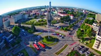 Ogrody Bernardynów, Pomnik, Rondo Dmowskiego