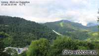 Garmišas-Partenkirchenas - Große Olympiaschanze, Zugspitze