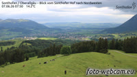 Sonthofen - Oberallgäu - vaizdas į šiaurės vakarus
