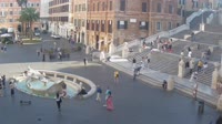 Rome - Piazza di Spagna - Barcaccia fountain