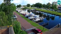 Joure - Port, moulins à vent