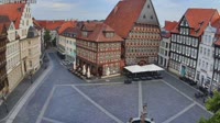 Hildesheim - Marktplatz, Hütte, Universität