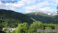 Garmisch-Partenkirchen - Große Olympiaschanze, Zugspitze