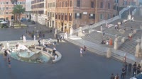Rome - Piazza di Spagna - Barcaccia fountain