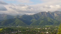 Panorama of Zakopane and the Tatra Mountains