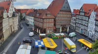 Hildesheim - Marktplatz, Hütte, Universität