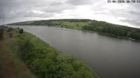 Gate weir on the Oder