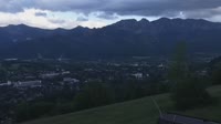 Panorama de Zakopane y las montañas Tatra