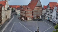Hildesheim - Marktplatz, Hütte, Universität