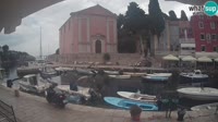 Veli Lošinj - Port i kościół