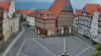 Hildesheim - Marktplatz, Hütte, Universität