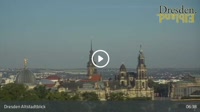 Dresden - Altstadt, Frauenkirche, Rathenauplatz, Carolabrücke