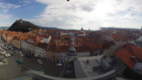 Graz - Hauptplatz, Schlossberg