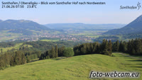 Sonthofen - Oberallgäu - Vue vers le nord-ouest
