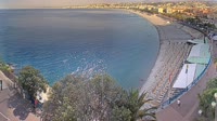 Nizza - Promenade des Anglais, Spiaggia