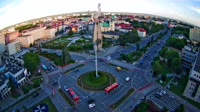 Ogrody Bernardynów, Pomnik, Rondo Dmowskiego