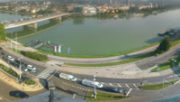 Linz - Donau, Nibelungenbrücke, Burg