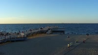 Brzeźno - Muelle, playa