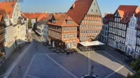 Hildesheim - Marktplatz, Hütte, Universität