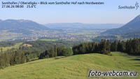 Sonthofen - Oberallgäu - vaizdas į šiaurės vakarus