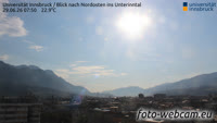 Innsbruck - Universität - Blick nach Nordosten ins Unterinntal