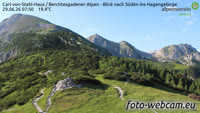 Berchtesgadener Alpen - Blick nach Süden ins Hagengebirge