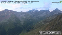Feldkopf - Blick nach Westen zum Glödis und Hochschober