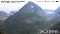 Wannenkogel - Blick zum Schrankogel