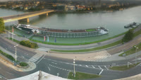 Linz - Donau, Nibelungenbrücke, Burg