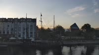 Motława - Kładka zwodzona na Ołowiankę