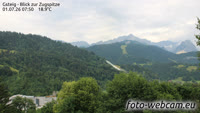 Garmisch-Partenkirchen - Große Olympiaschanze, Zugspitze